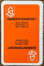 Strooier GEMEENTEKREDIET WERVIK, Ophalen of Verzenden, Zo goed als nieuw, Joker(s)