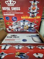 Royal Swiss - lot de 16 casseroles, Huis en Inrichting, Keuken | Potten en Pannen, Nieuw, Ophalen