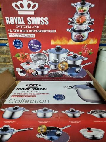 Royal Swiss - lot de 16 casseroles 