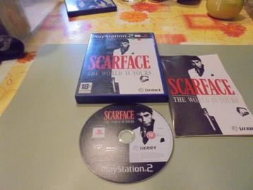 Playstation 2 Scarface The world is yours (CIB) beschikbaar voor biedingen