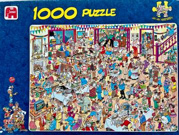 Puzzle Jan van Haasteren 1000 pièces, Enlèvement ou Envoi, 500 à 1500 pièces, Comme neuf, Puzzle