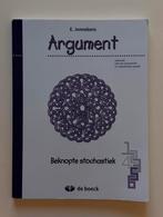 Argument 5-6 - beknopte stochastiek leerboek (de boeck), Boeken, Schoolboeken, ASO, De Boeck, Wiskunde B, Ophalen