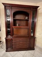 Secretairekast in donker hout, Huis en Inrichting, Ophalen, Gebruikt, Klassiek