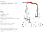 Portaalkraan 2ton + bijhorende rolkat 1T, Bricolage & Construction, Treuils et Palans, Enlèvement, Manuelle, Neuf