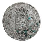 Munt / België / Leopold I / 5 frank / 1865 / Zilver .900, Zilver, Ophalen of Verzenden, Losse munt, Zilver