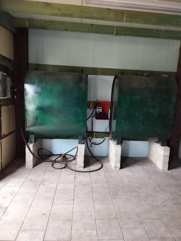 2 mazouttanks van 1000liter per stuk beschikbaar voor biedingen
