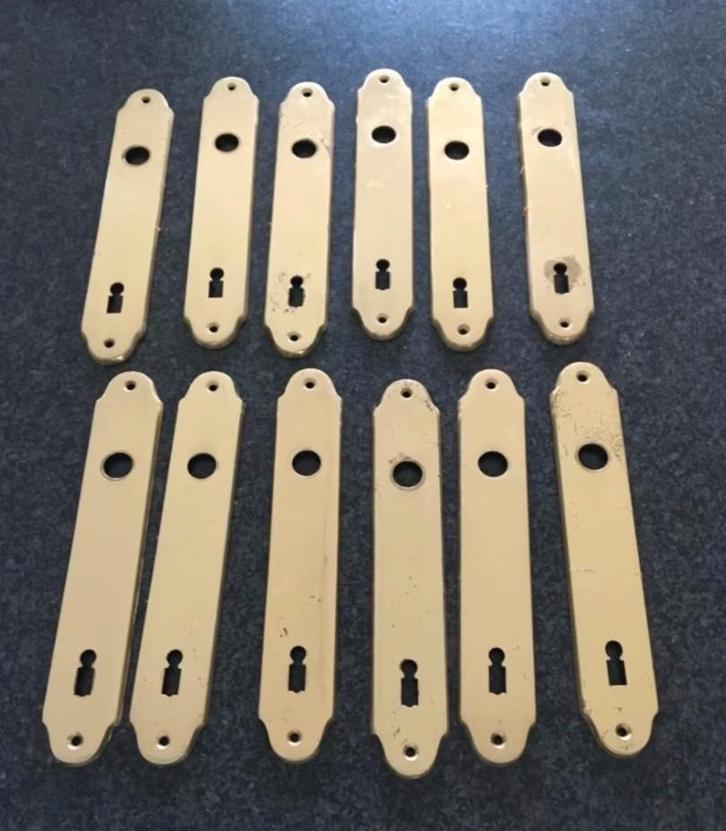 Sleutelplaat voor binnendeur, Doe-het-zelf en Bouw, Deuren en Vliegenramen, Zo goed als nieuw, Binnendeur, Metaal, Ophalen of Verzenden