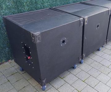 2x Cubo 15 extended (leeg), Audio, Tv en Foto, Luidsprekerboxen, Ophalen, Zo goed als nieuw