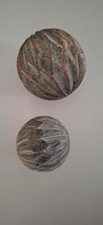 2 prachtige stenen bollen, landelijke stijl, Enlèvement ou Envoi