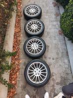 FalkenZiex Aez alu velgen 18inch met banden 245/45 R18 100W, Auto-onderdelen, Banden en Velgen, Ophalen, 18 inch, Banden en Velgen