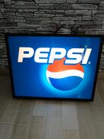 Enseigne lumineuse vintage Pepsi, Reclamebord, Gebruikt, Ophalen