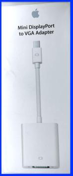 Mini Display port to VGA Macbook Apple Adaptater, Informatique & Logiciels, Enlèvement ou Envoi, Comme neuf, Apple