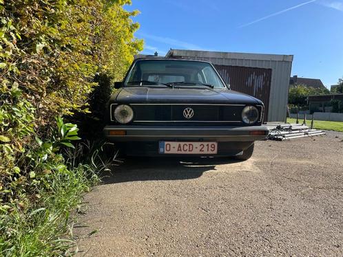 Golf 1 cabrio 1982  gls, Autos, Volkswagen, Particulier, Golf, Essence, Euro 1, Cabriolet, 3 portes, Boîte manuelle, Noir, Gris