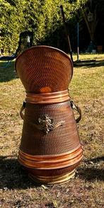 Prachtige handgemaakte koperen parapluhouder, Antiek en Kunst, Ophalen, Koper