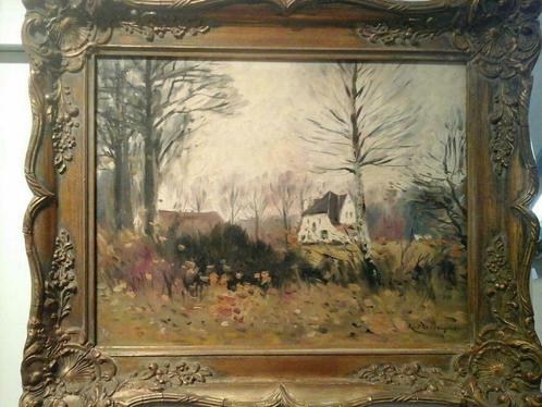 Schilderij van Rene de Baugnies, Antiek en Kunst, Kunst | Schilderijen | Klassiek, Ophalen