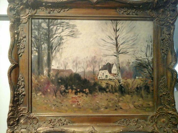 Peinture de René de Baugnies, Antiquités & Art, Art | Peinture | Classique, Enlèvement