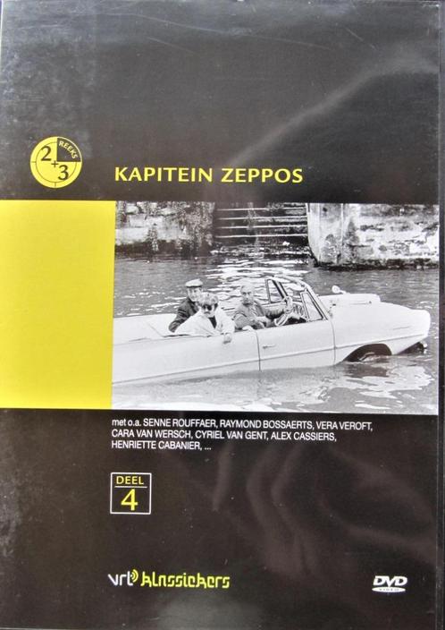 DVD VLAAMSE REEKS- KAPITEIN ZEPPOS (SENNE ROUFFAER), AFL.1-5, Cd's en Dvd's, Dvd's | Klassiekers, Zo goed als nieuw, Komedie, 1960 tot 1980