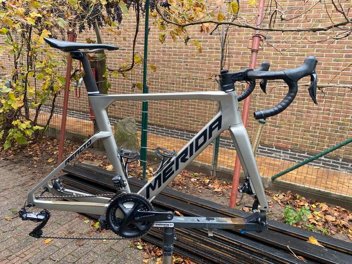 Merida Reacto racefiets, Fietsen en Brommers, Fietsen | Racefietsen, Zo goed als nieuw, 28 inch, Carbon, 53 tot 57 cm, Ophalen