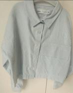 Lichtblauw gestreept hemdje - mt 122 - Zara, Kinderen en Baby's, Kinderkleding | Maat 122, Meisje, Overhemd of Blouse, Ophalen of Verzenden