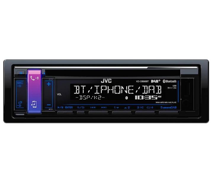 DAB+ Autoradio JVC KD-DB98BT, Auto diversen, Autoradio's, Zo goed als nieuw, Ophalen