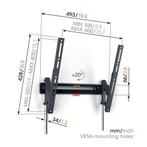 Televisie beugel voor tv 32 tot 65 Inch (Merk Vogel’s), Ophalen of Verzenden, Nieuw