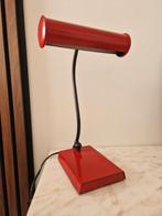 Rode retro tafellamp, Huis en Inrichting, Lampen | Tafellampen, Ophalen of Verzenden, Zo goed als nieuw