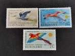 Suriname 1971 - oiseaux - héron, flamant rose, perroquet **, Timbres & Monnaies, Timbres | Surinam, Enlèvement ou Envoi, Non oblitéré