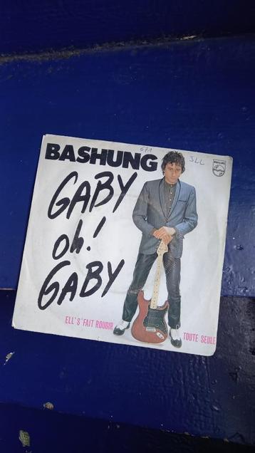 vinyl (45T) alain bashung "gaby oh gaby", Enlèvement, 1980 à 2000, Utilisé
