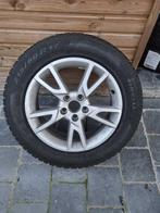 Set Aluminium velgen + winterbanden, Auto-onderdelen, Banden en Velgen, Ophalen, Banden en Velgen, 17 inch, Winterbanden