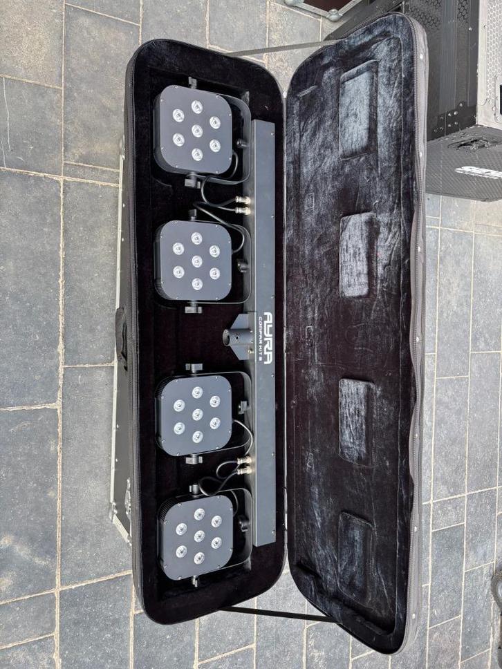 Trépied 4x Par LED - Ayra ComPar Kit 2, Muziek en Instrumenten, Licht en Laser, Zo goed als nieuw, Licht, Ophalen