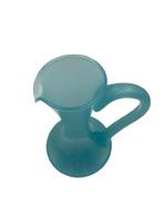 Turquoise Glas Waterkan / Karaf, Huis en Inrichting, Keukies Shop, Gebruikt, Blauw, Glas