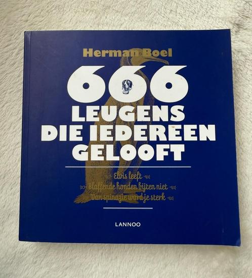 Herman Boel - 666 leugens die iedereen gelooft, Boeken, Overige Boeken, Zo goed als nieuw, Ophalen of Verzenden