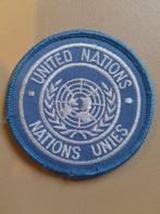 militaria - patch nations unies, Ophalen of Verzenden, Landmacht, Embleem of Badge