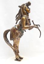 Fetish brons 19e E , paard., Antiek en Kunst, Kunst | Beelden en Houtsnijwerken, Ophalen of Verzenden