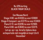 Nord Black Friday! Nord Stage 4 88 en Compact, Piano 6 88/73, Muziek en Instrumenten, Ophalen of Verzenden, Korg