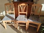 3 authentieke stoelen, Huis en Inrichting, Stoelen, Ophalen, Gebruikt