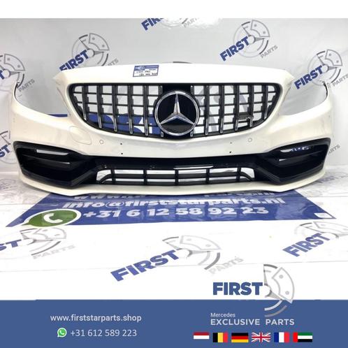 A205 C205 FACELIFT C63 C63S AMG VOORBUMPER WIT COMPLEET Merc, Auto-onderdelen, Carrosserie, Bumper, Mercedes-Benz, Voor, Gebruikt