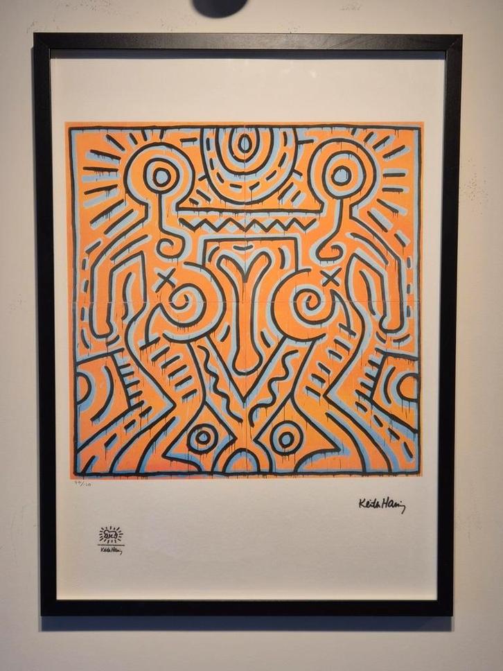 Keith Haring Litho, Antiek en Kunst, Kunst | Litho's en Zeefdrukken, Ophalen