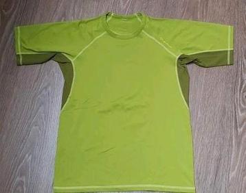 Felgroene Sport T-shirt Quechua Maat XL (L)