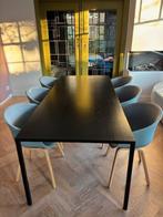 Hay AAC22 stoelen 6 stuks, Huis en Inrichting, Stoelen, Gebruikt, Blauw, Vijf, Zes of meer stoelen, Ophalen