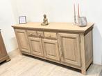 Prachtig dressoir in ruw eikenhout met aerogumm, Ophalen, Zo goed als nieuw, Eikenhout