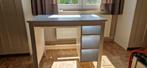 BRUSALI bureau, wit, 90x52 cm, Ophalen, Gebruikt, Bureau