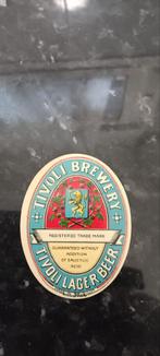 Oud bieretiket Tivoli br. ANTWERPEN, Verzamelen, Biermerken, Ophalen of Verzenden, Zo goed als nieuw