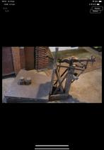 Antieke bascule met gewichten, Antiek en Kunst, Antiek | Gereedschap en Instrumenten, Ophalen