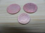 Belgique Euro 3 pièces 2 de 5 cents 1 de 1 cent 1999, Enlèvement ou Envoi, Monnaie en vrac, 5 centimes, Belgique