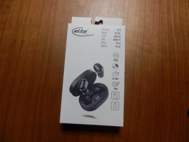 (28) - écouteurs noirs bluethooh - neuf -, Télécoms, Téléphonie mobile | Écouteurs, Neuf, Bluetooth, Enlèvement ou Envoi