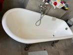 Ligbad badkamer emaille font gietijzer antiek, Ophalen, Gebruikt, Met bad