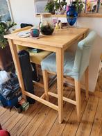 Table ikea bjorkudden état impeccable. Avec 2 chaises hautes, Ophalen, Zo goed als nieuw