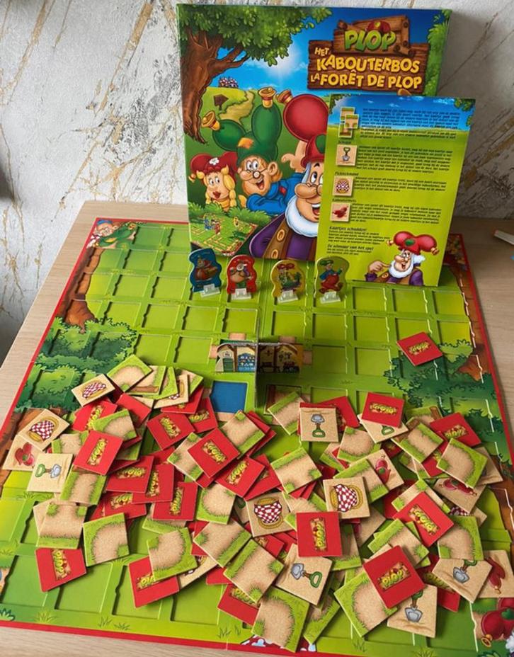 Plop Bordspel – Het Kabouterbos, Hobby en Vrije tijd, Gezelschapsspellen | Bordspellen, Ophalen of Verzenden