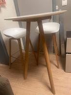 HAY tabke + 2 tabourets blanc, Huis en Inrichting, Krukjes, Ophalen